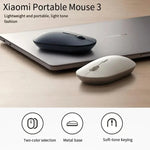 Rato Portátil Silencioso Original Xiaomi XMBXSB01YM Bluetooth Modo Duplo 3, XMBXSB01YM