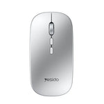 Rato Óptico Sem Fios Recarregável Slim Yesido KB15 2.4G, KB15