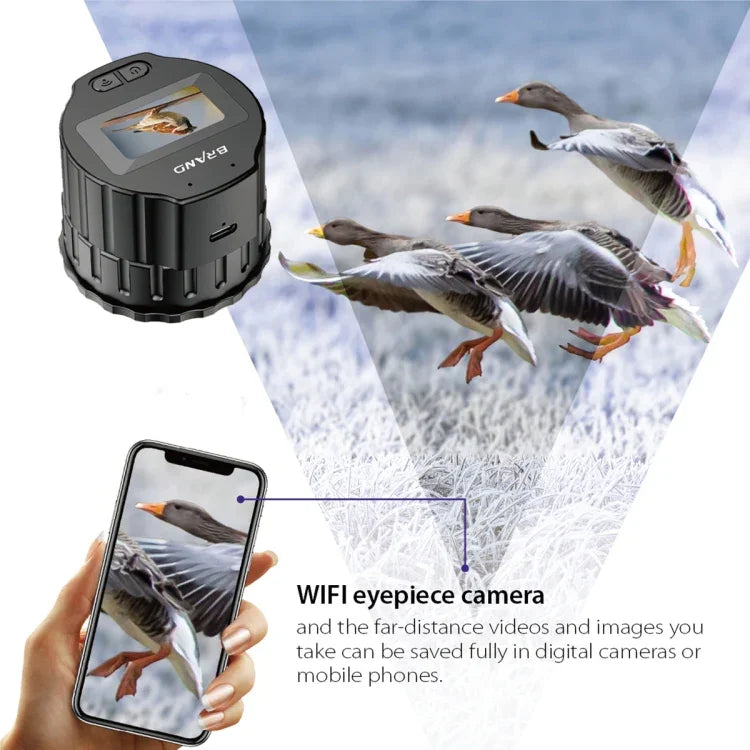 Câmara Ocular Portátil WiFi HD com Ecrã TFT de 1,5 polegadas, V13