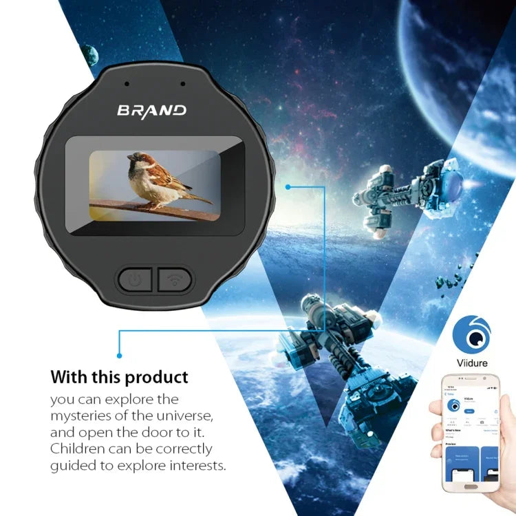Câmara Ocular Portátil WiFi HD com Ecrã TFT de 1,5 polegadas, V13
