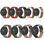Pulseira Redonda de Couro Genuíno, Para Google Pixel Watch 4 / Watch 3 45mm