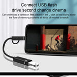3 in 1 USB Female to Micro USB, Type-C, 8 Pin Male OTG Adapter