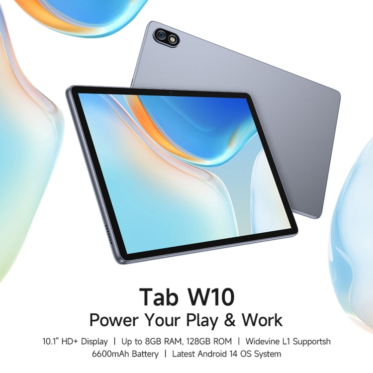 Ulefone Tab W10 Tablet PC WiFi, 10,1 polegadas Android 14 Unisoc T606 Octa Core, Plugue UE, Tab W10