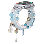 Shell Beads Chain Watch Band, For Apple Watch 46mm / 49mm / 45mm / 44mm, For Apple Watch 42mm / 41mm / 40mm / 38mm