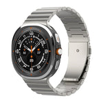 One Bead Flat Buckle Pure Titanium Watch Band, For Samsung Galaxy Watch Ultra / Ultra 2025, For Samsung Galaxy Watch8 / Watch8 Classic