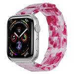 Pulseira de Relógio em Resina Quadrada com Corda Elástica, Para Apple Watch 46mm / 49mm / 45mm / 44mm, Para Apple Watch 42mm / 41mm / 40mm / 38mm