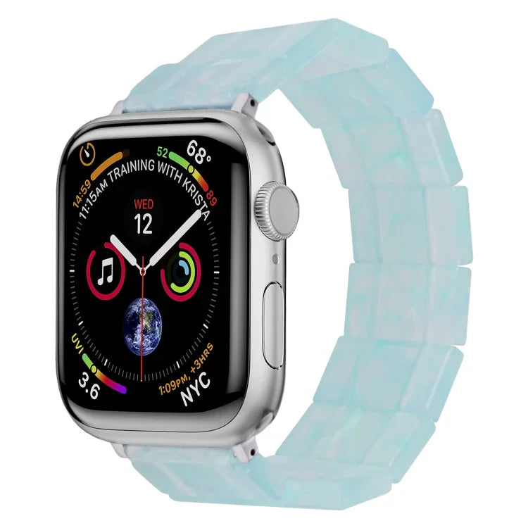 Pulseira de Relógio em Resina Quadrada com Corda Elástica, Para Apple Watch 46mm / 49mm / 45mm / 44mm, Para Apple Watch 42mm / 41mm / 40mm / 38mm