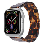 Pulseira de Relógio em Resina Quadrada com Corda Elástica, Para Apple Watch 46mm / 49mm / 45mm / 44mm, Para Apple Watch 42mm / 41mm / 40mm / 38mm