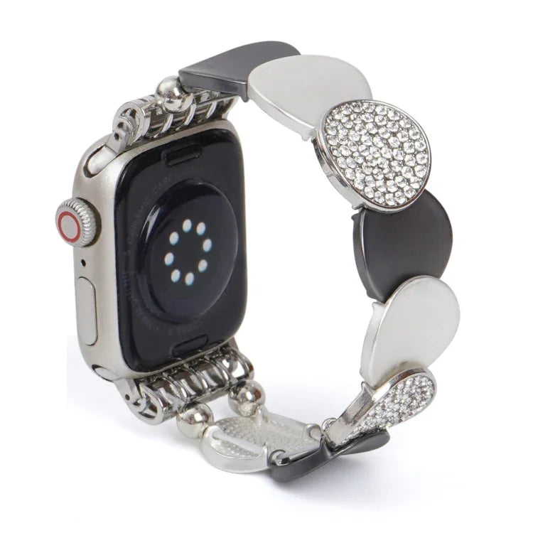 Pulseira de Relógio em Metal com Corrente de Liga, Para Apple Watch 46mm / 49mm / 45mm / 44mm, Para Apple Watch 42mm / 41mm / 40mm / 38mm