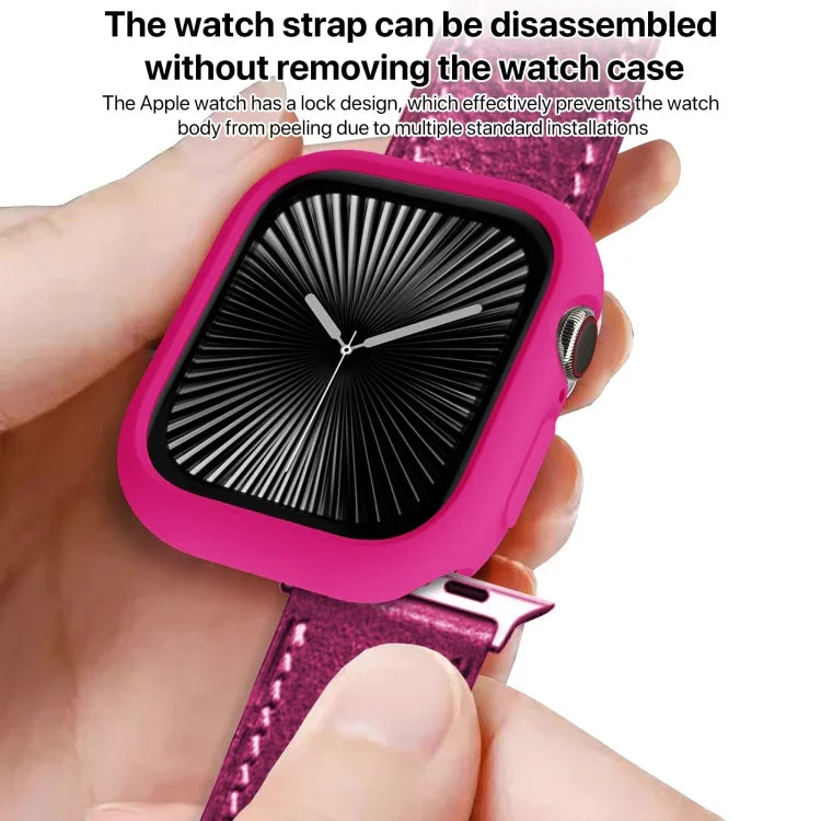 Capa de Relógio Candy TPU de Cobertura Parcial, Para Apple Watch Series 11 / 10 46mm, Para Apple Watch Series 11 / 10 42mm