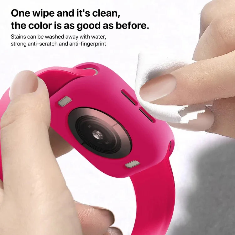 Capa de Relógio Candy TPU de Cobertura Parcial, Para Apple Watch Series 11 / 10 46mm, Para Apple Watch Series 11 / 10 42mm