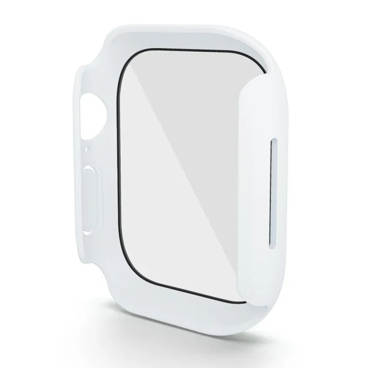 Capa de Relógio com Filme Temperado Integrado em PC, Para Apple Watch Series 10 / 11 46mm, Para Apple Watch Series 10 / 11 42mm