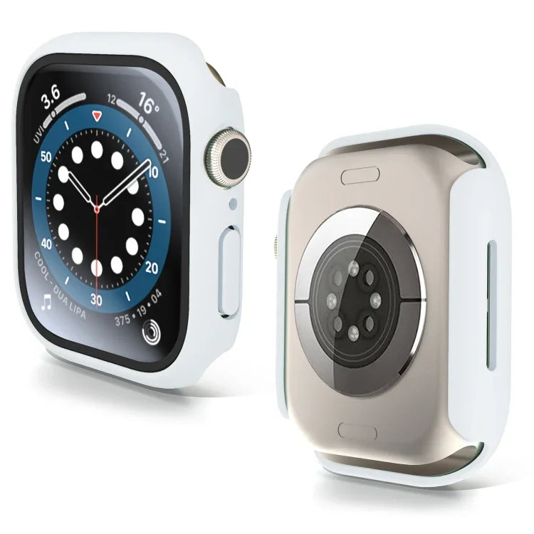 Capa de Relógio com Filme Temperado Integrado em PC, Para Apple Watch Series 10 / 11 46mm, Para Apple Watch Series 10 / 11 42mm