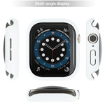 Capa de Relógio com Filme Temperado Integrado em PC, Para Apple Watch Series 10 / 11 46mm, Para Apple Watch Series 10 / 11 42mm