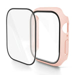 Capa de Relógio com Filme Temperado Integrado em PC, Para Apple Watch Series 10 / 11 46mm, Para Apple Watch Series 10 / 11 42mm