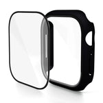 Capa de Relógio com Filme Temperado Integrado em PC, Para Apple Watch Series 10 / 11 46mm, Para Apple Watch Series 10 / 11 42mm