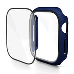 Capa de Relógio com Filme Temperado Integrado em PC, Para Apple Watch Series 10 / 11 46mm, Para Apple Watch Series 10 / 11 42mm