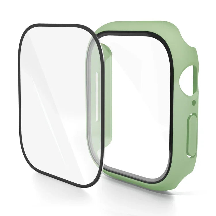 Capa de Relógio com Filme Temperado Integrado em PC, Para Apple Watch Series 10 / 11 46mm, Para Apple Watch Series 10 / 11 42mm