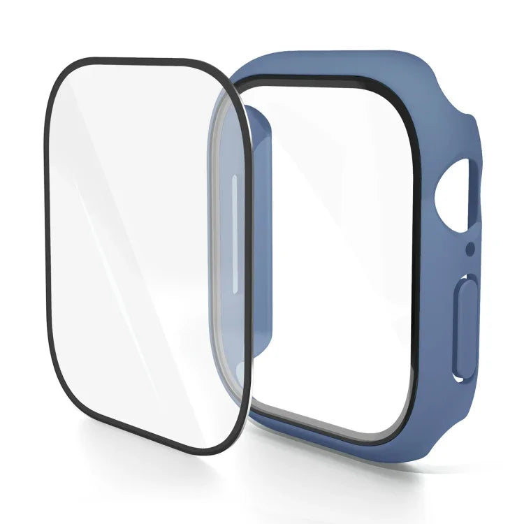 Capa de Relógio com Filme Temperado Integrado em PC, Para Apple Watch Series 10 / 11 46mm, Para Apple Watch Series 10 / 11 42mm