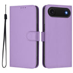 Capa de telemóvel em pele cor sólida com sensação de pele e cordão, para iPhone Air, para iPhone 16 Pro Max
