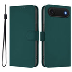 Capa de telemóvel em pele cor sólida com sensação de pele e cordão, para iPhone Air, para iPhone 16 Pro Max