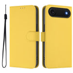 Capa de telemóvel em pele cor sólida com sensação de pele e cordão, para iPhone Air, para iPhone 16 Pro Max