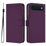 Capa de telemóvel em pele cor sólida com sensação de pele e cordão, para iPhone Air, para iPhone 16 Pro Max
