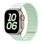Pulseira Magnética de Silicone para Relógio, Para Apple Watch 46mm / 49mm / 45mm / 44mm, Para Apple Watch 42mm / 41mm / 40mm / 38mm