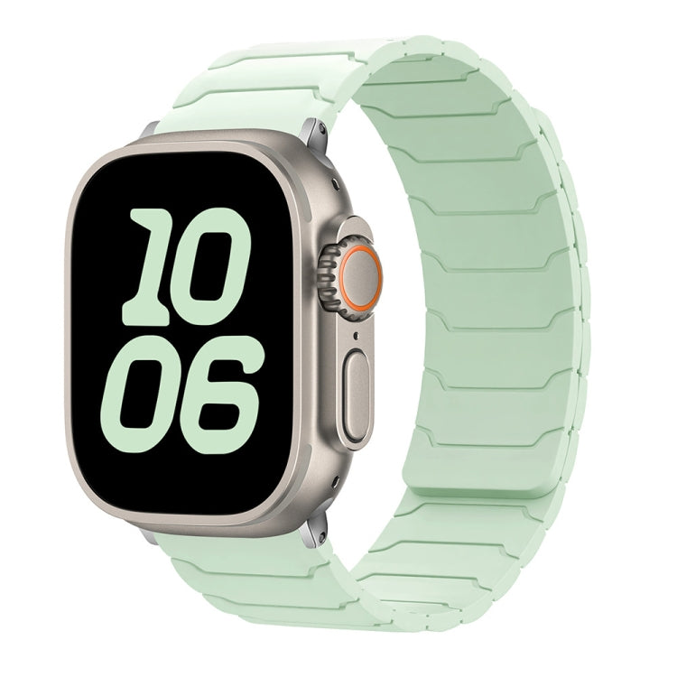 Pulseira Magnética de Silicone para Relógio, Para Apple Watch 46mm / 49mm / 45mm / 44mm, Para Apple Watch 42mm / 41mm / 40mm / 38mm