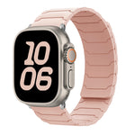 Pulseira Magnética de Silicone para Relógio, Para Apple Watch 46mm / 49mm / 45mm / 44mm, Para Apple Watch 42mm / 41mm / 40mm / 38mm