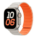 Pulseira Magnética de Silicone para Relógio, Para Apple Watch 46mm / 49mm / 45mm / 44mm, Para Apple Watch 42mm / 41mm / 40mm / 38mm