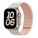 Pulseira Magnética de Silicone para Relógio, Para Apple Watch 46mm / 49mm / 45mm / 44mm, Para Apple Watch 42mm / 41mm / 40mm / 38mm