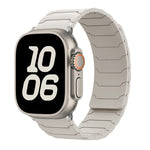 Pulseira Magnética de Silicone para Relógio, Para Apple Watch 46mm / 49mm / 45mm / 44mm, Para Apple Watch 42mm / 41mm / 40mm / 38mm