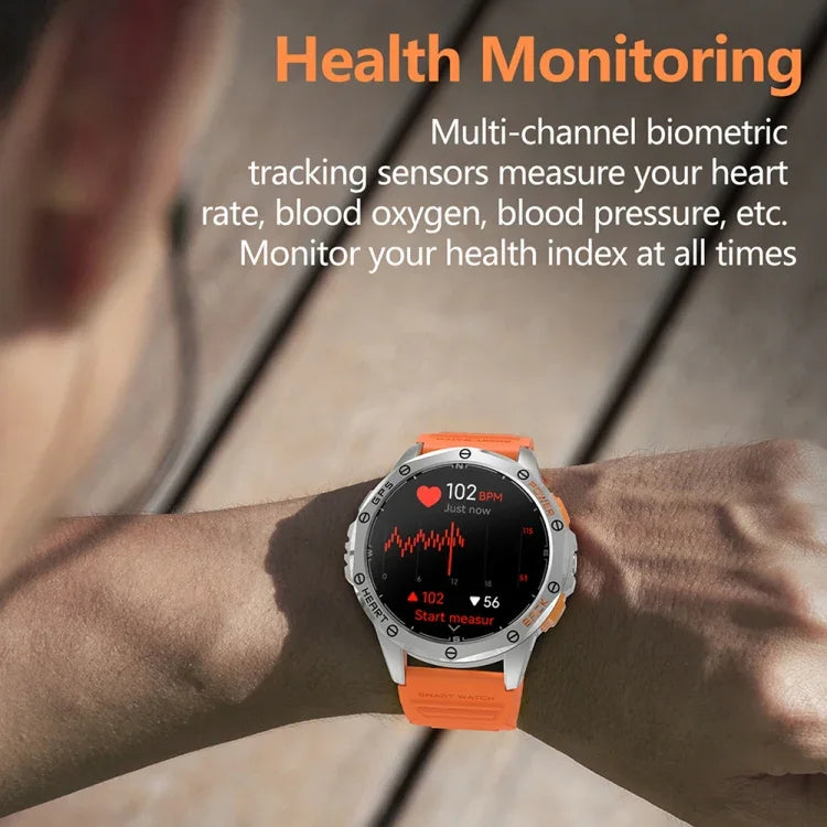 LEMFO K67 Relógio Inteligente Desportivo GPS com Ecrã AMOLED 1.43 polegadas, Suporte Chamada Bluetooth / Monitorização de Saúde