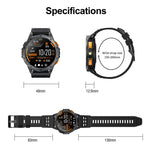 LEMFO K67 Relógio Inteligente Desportivo GPS com Ecrã AMOLED 1.43 polegadas, Suporte Chamada Bluetooth / Monitorização de Saúde