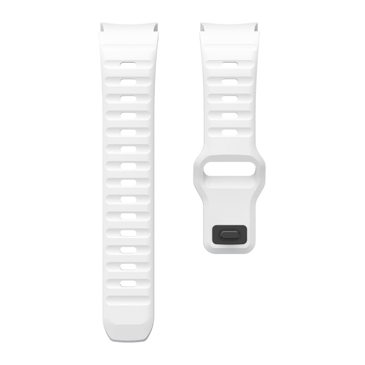 Correia de relógio em silicone com textura ondulada e fivela invertida, para Samsung Galaxy Watch 7 / 6 / 5 / 4