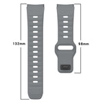 Correia de relógio em silicone com textura ondulada e fivela invertida, para Samsung Galaxy Watch 7 / 6 / 5 / 4