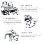 Contas Chapéu de Bruxa em Prata Esterlina S925 Acessórios para Pulseira e Colar DIY, SCC1261