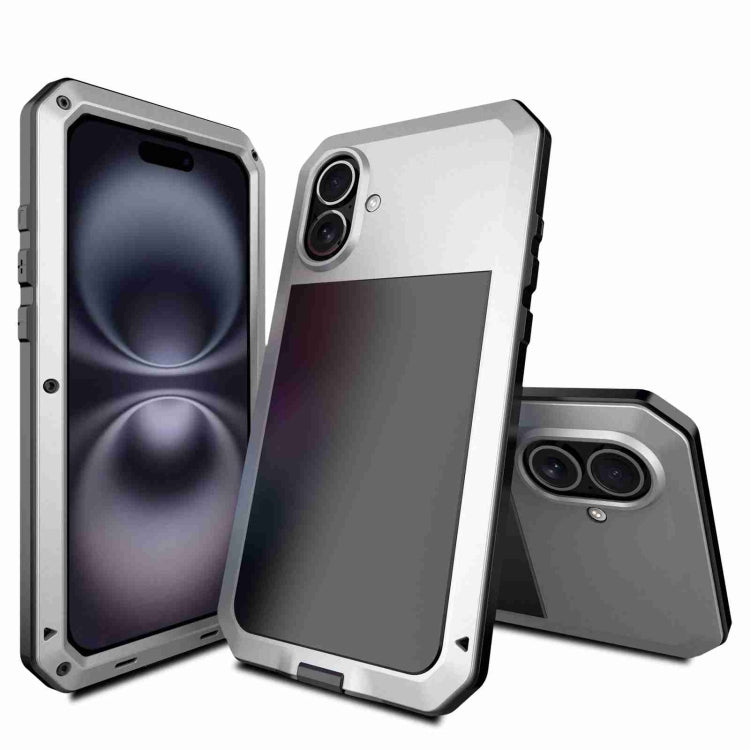 Capa de telemóvel metálica RedPepper tripla proteção, para iPhone 17 Pro Max, para iPhone 17 Pro, para iPhone 17, para iPhone Air, para iPhone 16 Pro Max, para iPhone 16 Pro, para iPhone 16 Plus, para iPhone 16