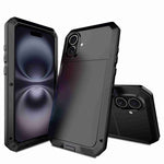 Capa de telemóvel metálica RedPepper tripla proteção, para iPhone 17 Pro Max, para iPhone 17 Pro, para iPhone 17, para iPhone Air, para iPhone 16 Pro Max, para iPhone 16 Pro, para iPhone 16 Plus, para iPhone 16