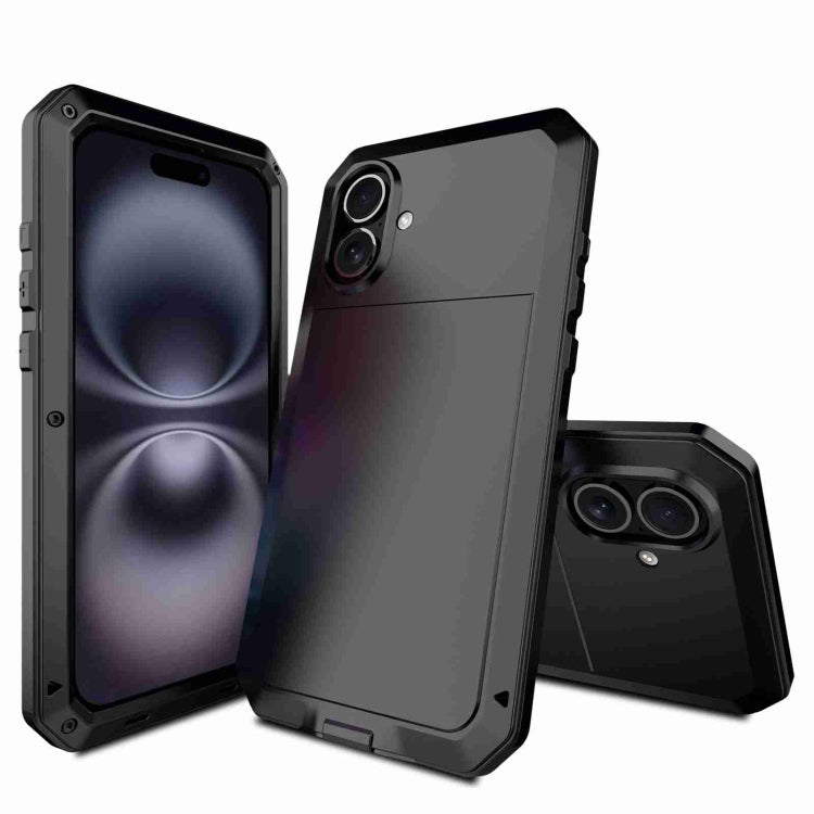 Capa de telemóvel metálica RedPepper tripla proteção, para iPhone 17 Pro Max, para iPhone 17 Pro, para iPhone 17, para iPhone Air, para iPhone 16 Pro Max, para iPhone 16 Pro, para iPhone 16 Plus, para iPhone 16