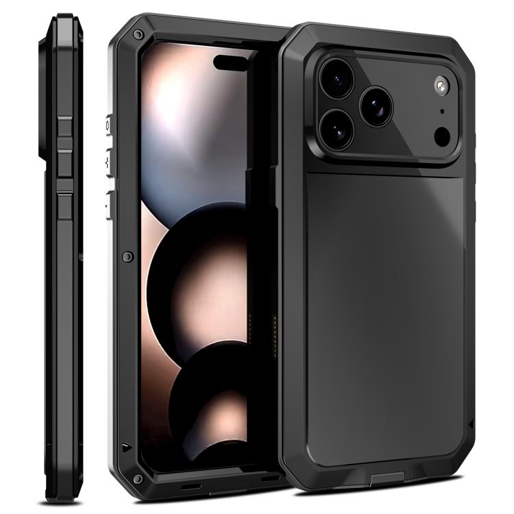 Capa de telemóvel metálica RedPepper tripla proteção, para iPhone 17 Pro Max, para iPhone 17 Pro, para iPhone 17, para iPhone Air, para iPhone 16 Pro Max, para iPhone 16 Pro, para iPhone 16 Plus, para iPhone 16