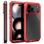 Capa de telemóvel metálica RedPepper tripla proteção, para iPhone 17 Pro Max, para iPhone 17 Pro, para iPhone 17, para iPhone Air, para iPhone 16 Pro Max, para iPhone 16 Pro, para iPhone 16 Plus, para iPhone 16