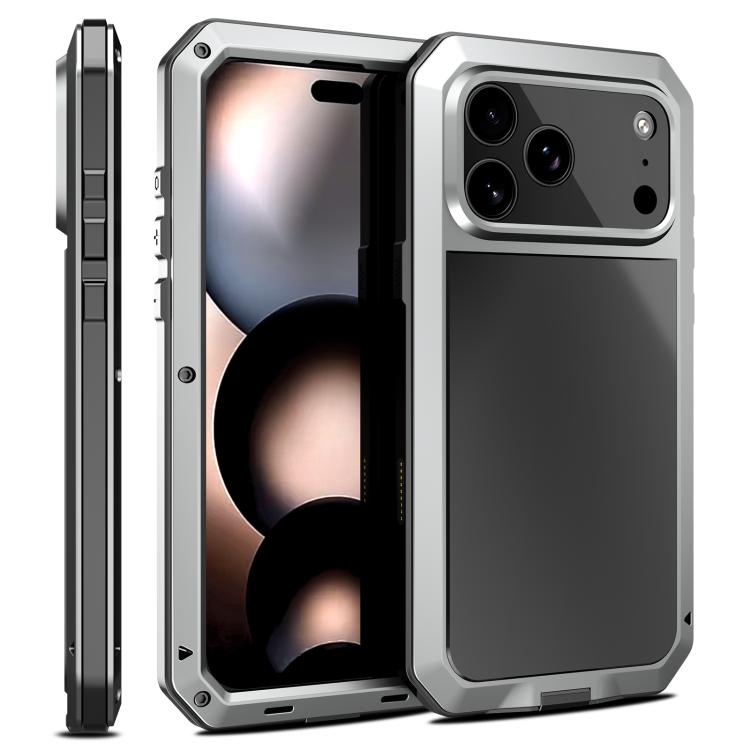 Capa de telemóvel metálica RedPepper tripla proteção, para iPhone 17 Pro Max, para iPhone 17 Pro, para iPhone 17, para iPhone Air, para iPhone 16 Pro Max, para iPhone 16 Pro, para iPhone 16 Plus, para iPhone 16