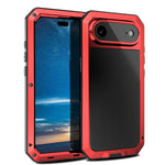 Capa de telemóvel metálica RedPepper tripla proteção, para iPhone 17 Pro Max, para iPhone 17 Pro, para iPhone 17, para iPhone Air, para iPhone 16 Pro Max, para iPhone 16 Pro, para iPhone 16 Plus, para iPhone 16