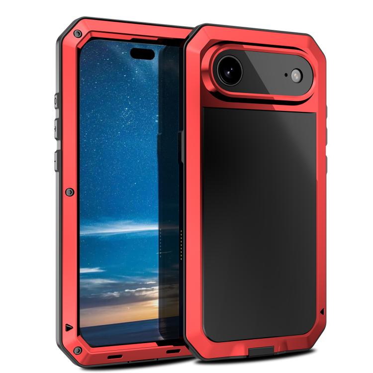 Capa de telemóvel metálica RedPepper tripla proteção, para iPhone 17 Pro Max, para iPhone 17 Pro, para iPhone 17, para iPhone Air, para iPhone 16 Pro Max, para iPhone 16 Pro, para iPhone 16 Plus, para iPhone 16