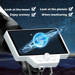 Ocular Digital Electrónico para Telescópio Astronómico S1 com Ecrã IPS 2K de 5 polegadas, S1