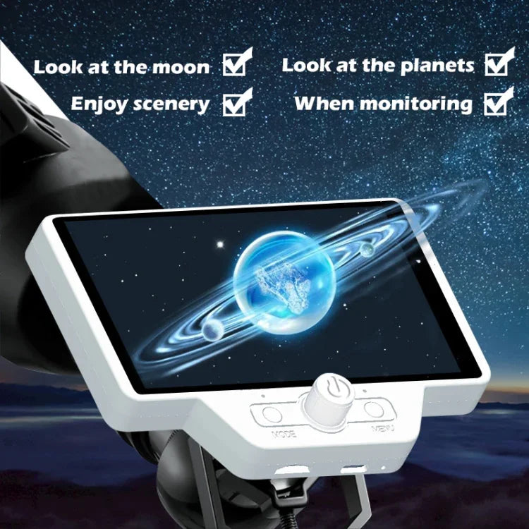 Ocular Digital Electrónico para Telescópio Astronómico S1 com Ecrã IPS 2K de 5 polegadas, S1