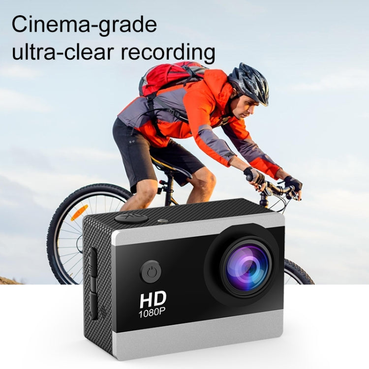 Câmara de ação com ecrã IPS HD de 2.0 polegadas e ângulo amplo