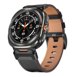 Pulseira de Relógio em Pele Estilo Mecha, Para Samsung Galaxy Watch Ultra 47mm / Ultra 2025